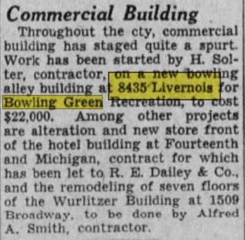 Bowling Green - July 1940 Opening Article